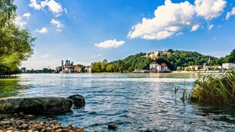 Passau die Dreiflüsse Stadt