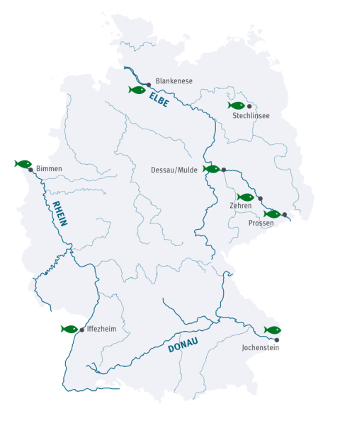 Probenahmegebiete S