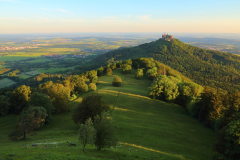 Ländliche Umgebung in Süddeutschland 